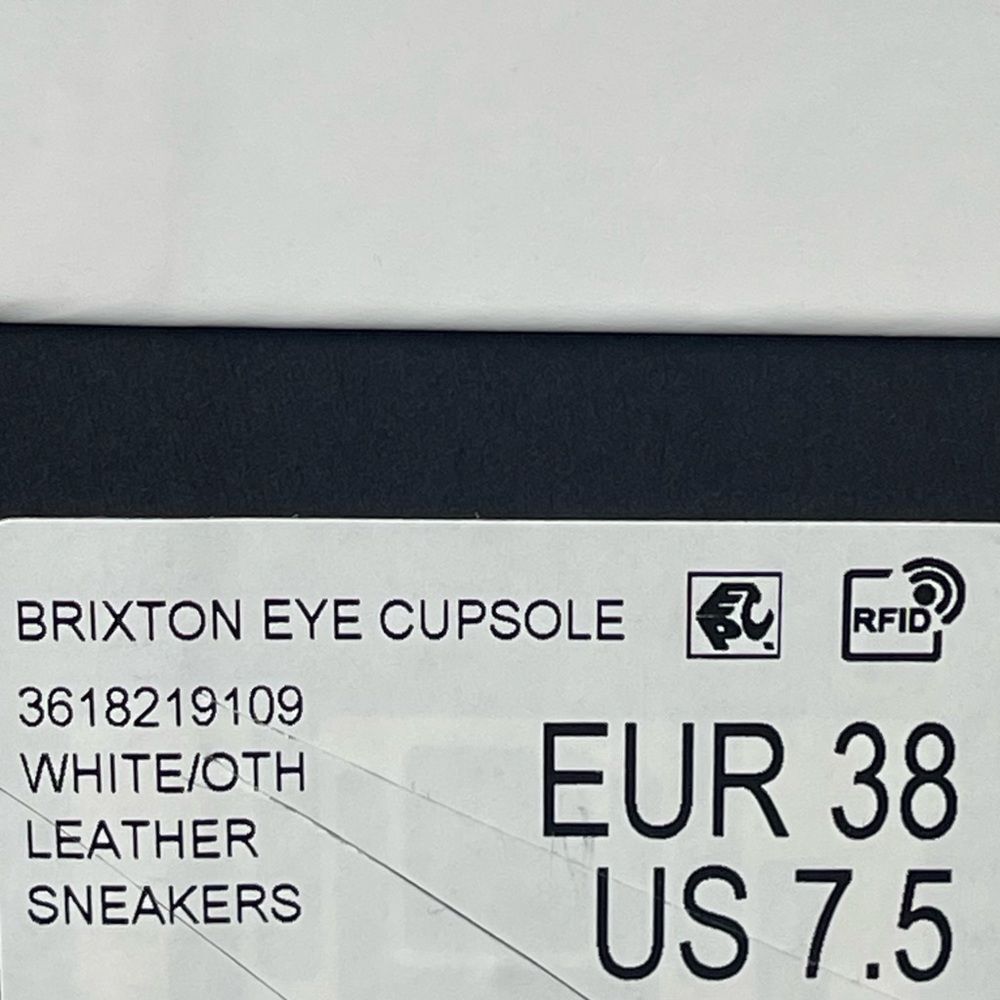 NEW Kurt Geiger London Brixton Lane Evil Eye Rainbow Low Top Leather Sneaker 7.5 - Picture 12 of 12
